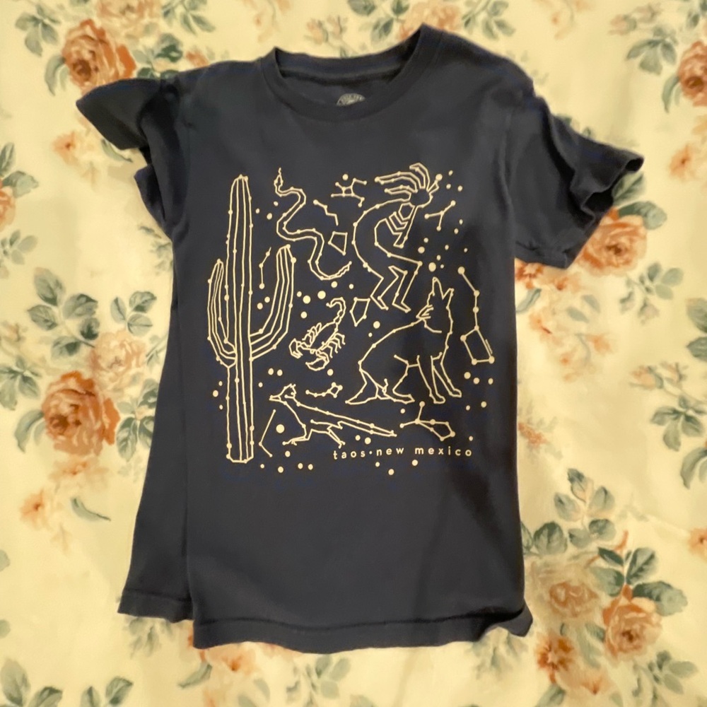 Kids Blue Graphic T-Shirt